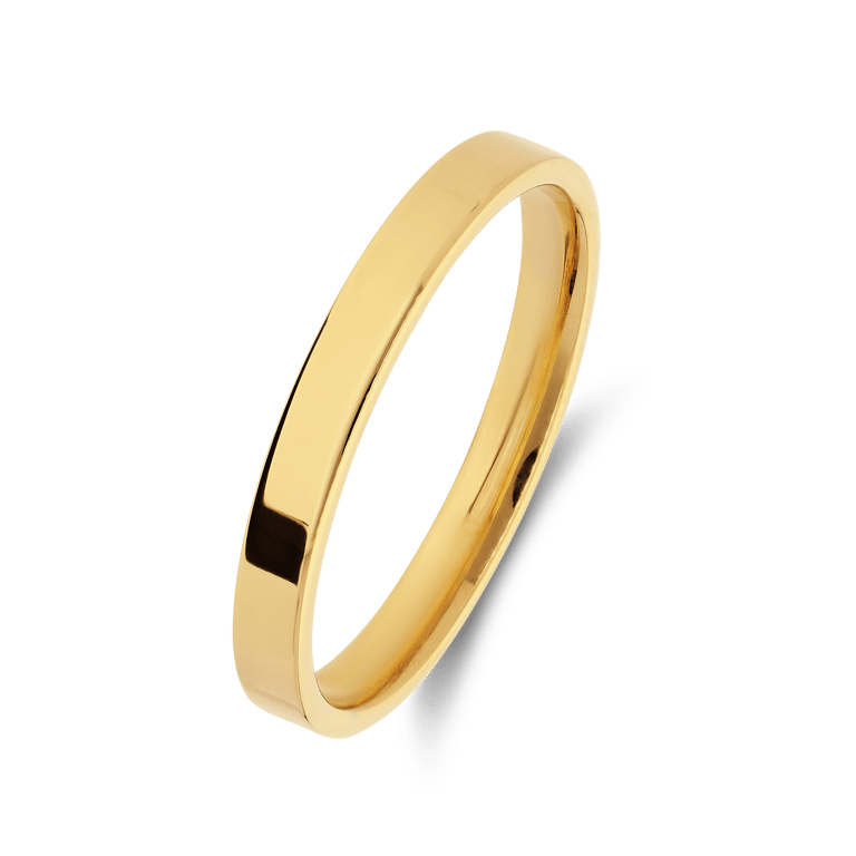 9 karaat trouwring H252 dames