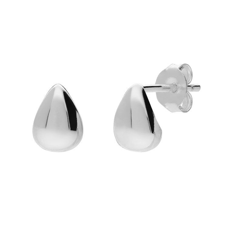 Silberne Ohrstecker für Damen