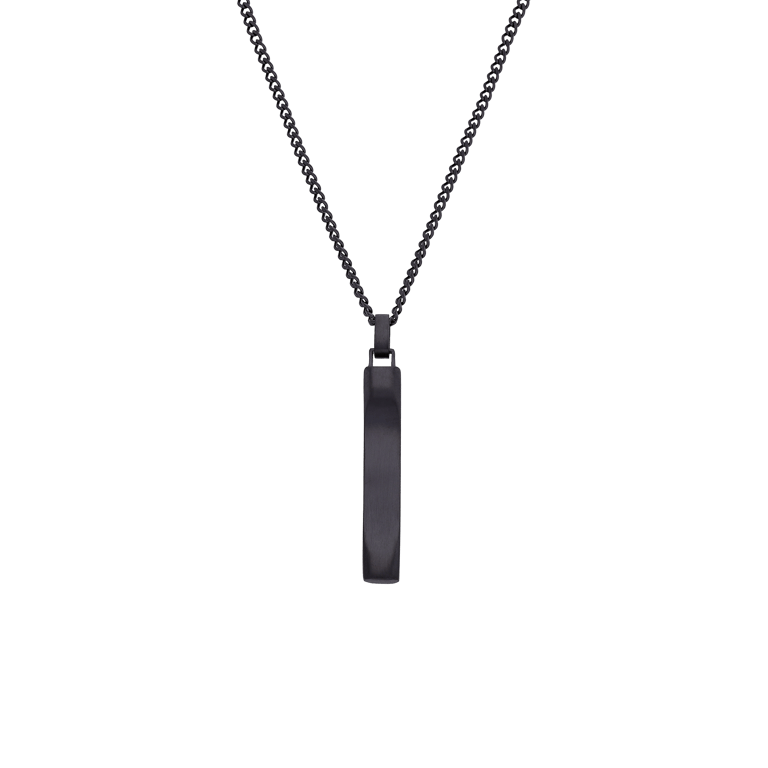 Stainless steel herenketting met hanger staaf