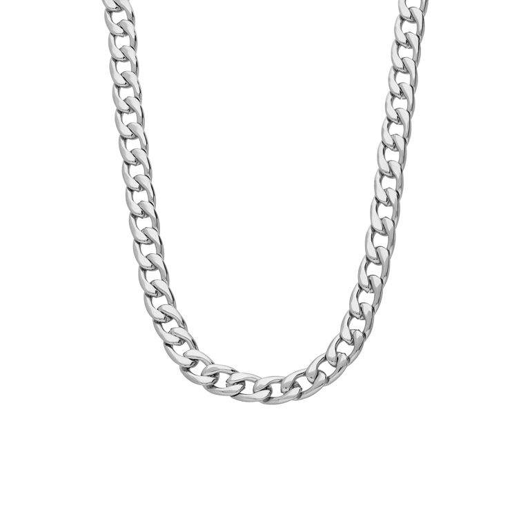 Stainless steel herenketting gourmetschakel