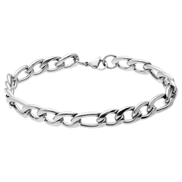 Edelstahl Herrenarmband Gourmetkette