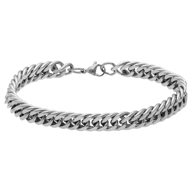 Edelstahl Herrenarmband Gourmetkette