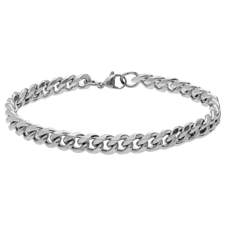 Edelstahl Herrenarmband Gourmetkette