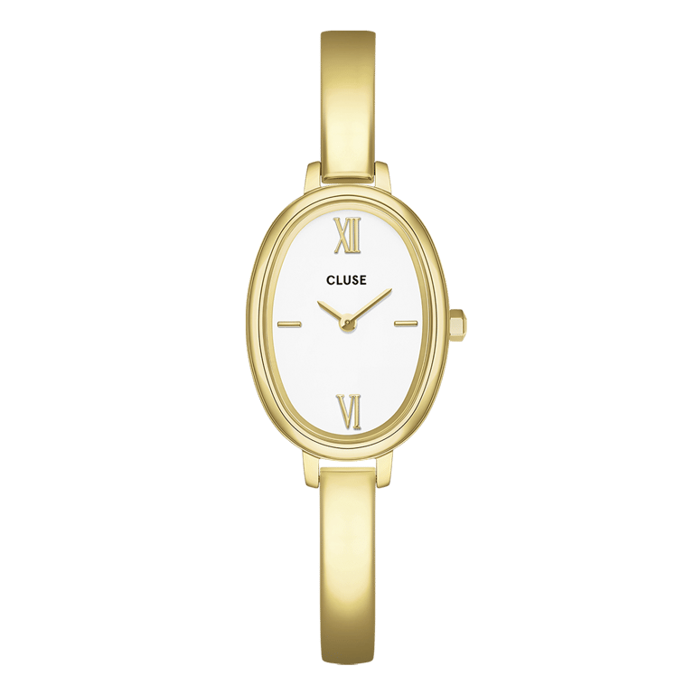 Cluse - L'Ovale goudkleurig stainless steel