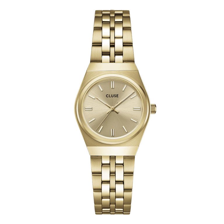 Cluse - Retro 70S Mini goudkleurig stainless steel