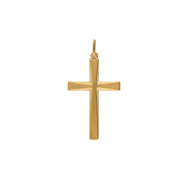 Zilveren goldplated hanger voor dames