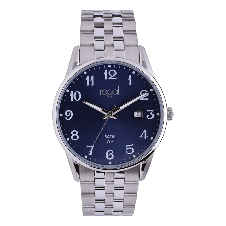 Regal heren horloge met stainless steel band