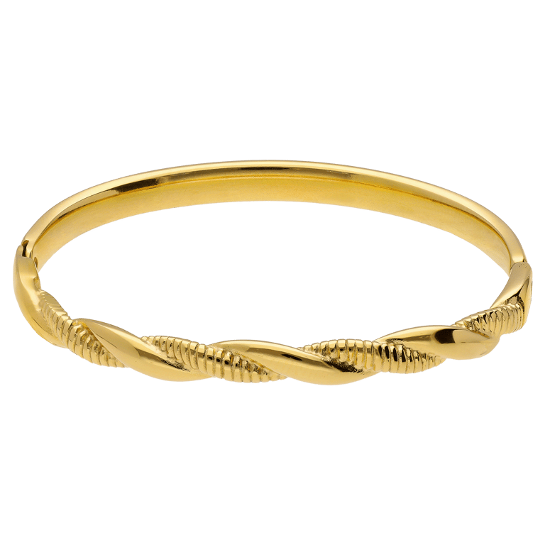 Edelstahl goldbeschichtetes Armreif für Damen