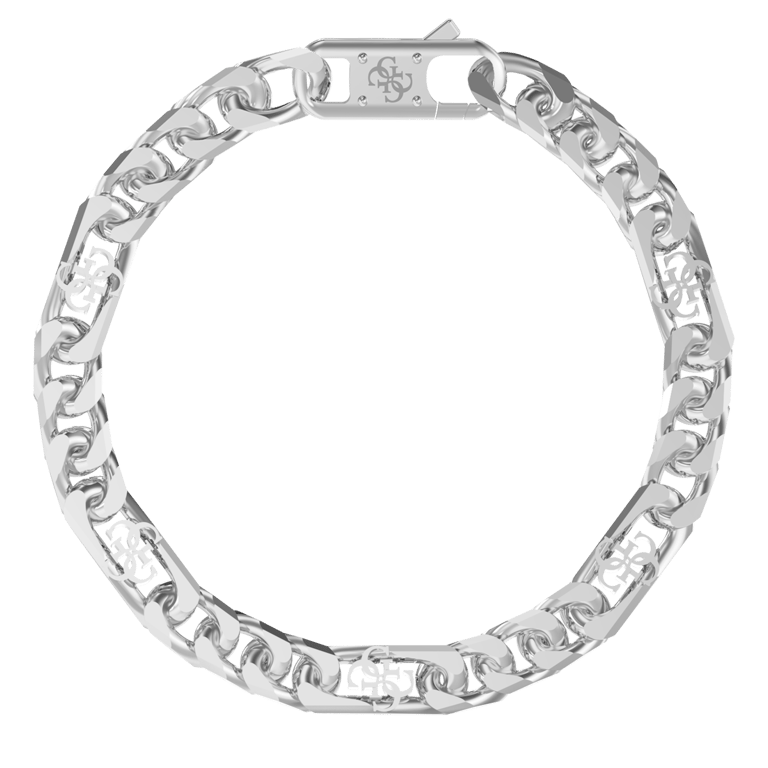 Guess heren stainless steel armband