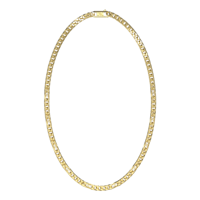 Guess heren stainless steel goldplated collier