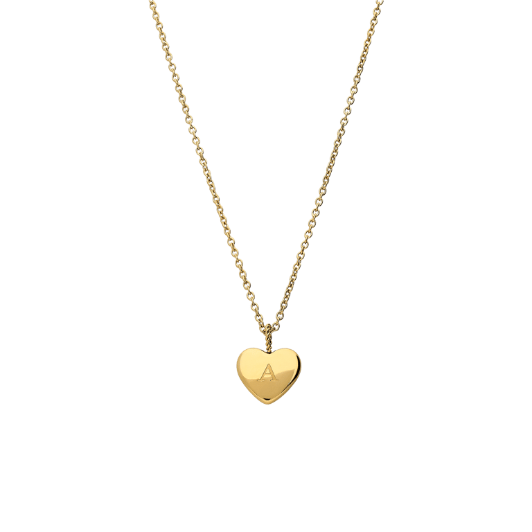 Stainless steel ketting met hanger hart voor dames