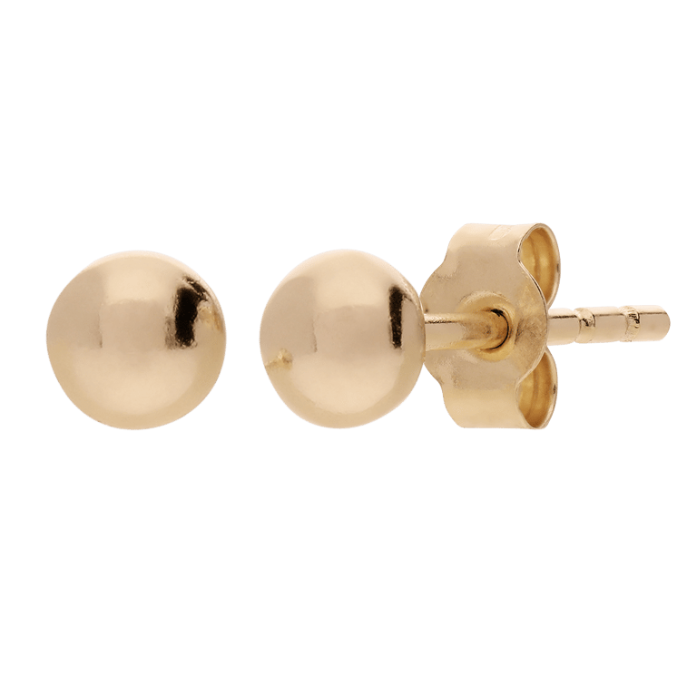 14 karaat gouden oorknoppen voor dames