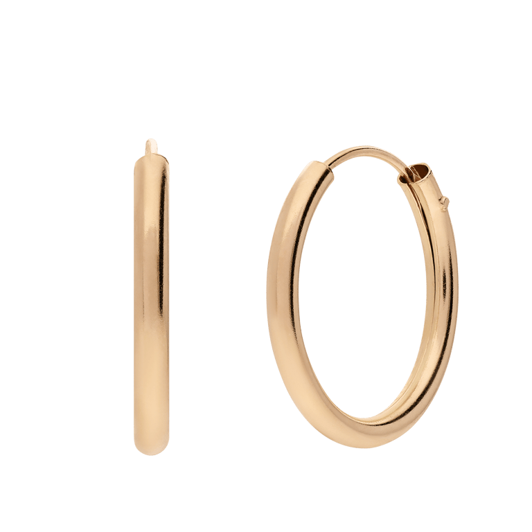 14 Karat Goldohrringe für Damen