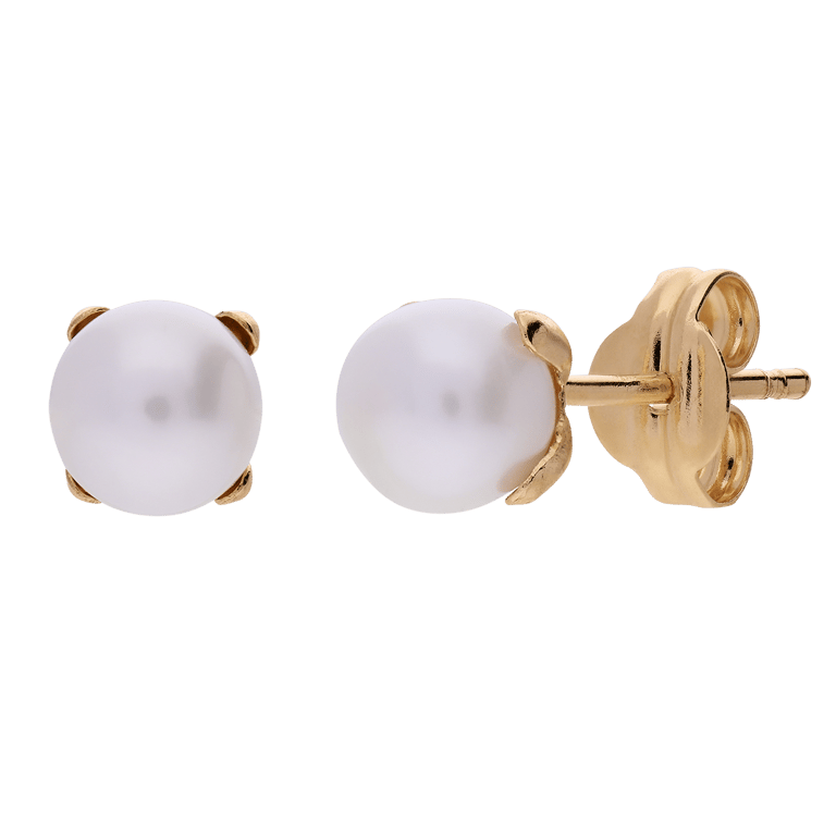 14-karätige goldene Ohrstecker für Damen