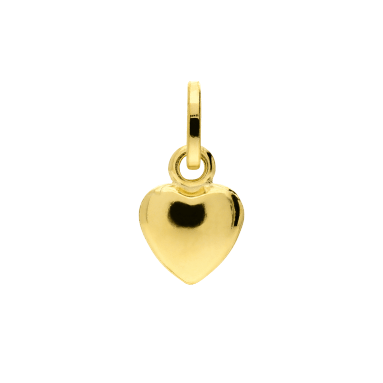 9 karaat hanger hart 6x8mm
