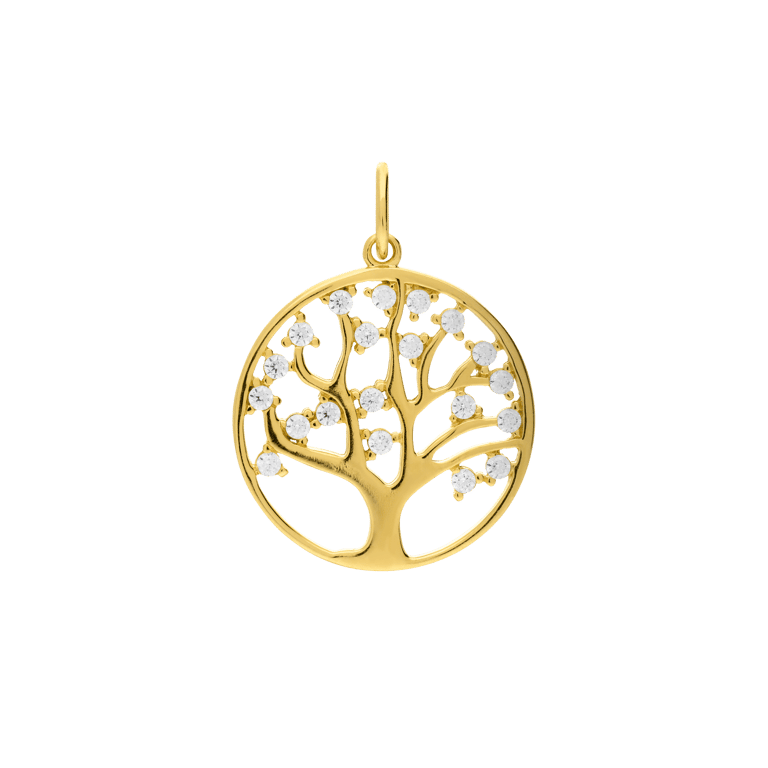 9 karaat hanger met zirkonia voor dames