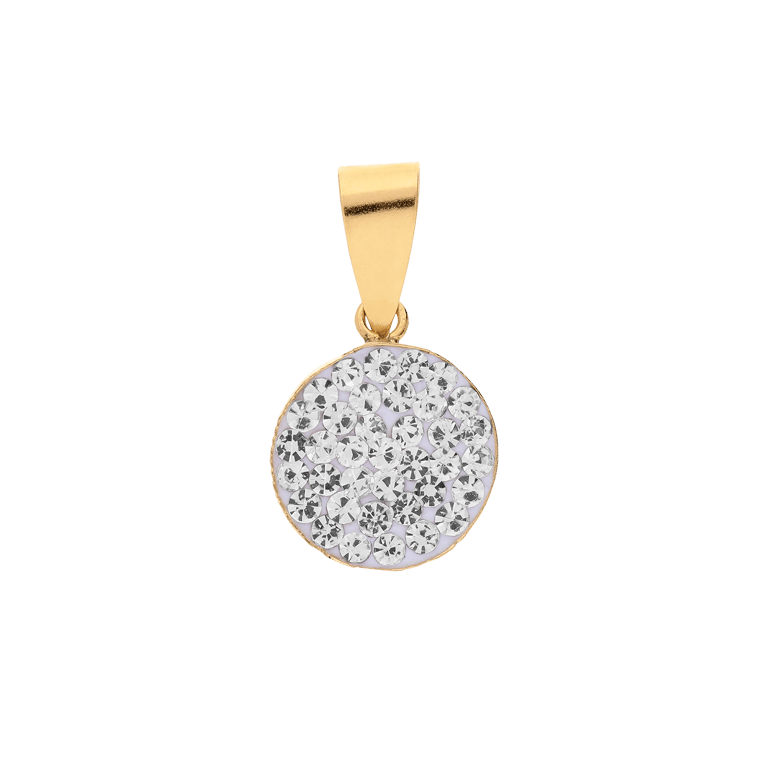 9 Karat Goldanhänger mit Zirkonia für Damen