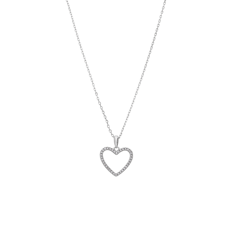 Kette mit Anhänger mit Zirkonia