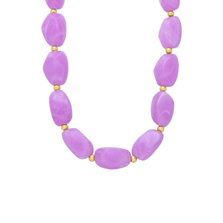 Edelstahl-Perlenkette für Damen