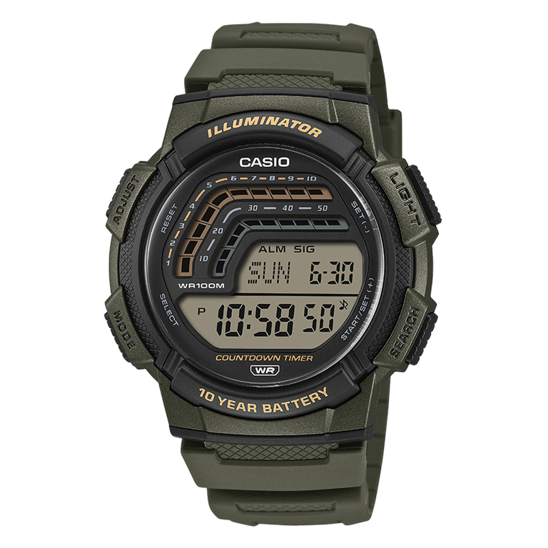 Casio Digitaluhr WS-1800-3AVEF
