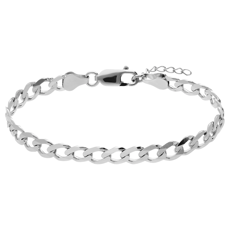 Zilveren kinder schakelarmband