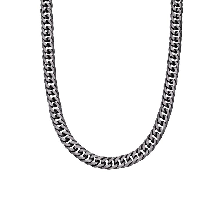 Stainless steel kinderketting schakelketting met antique finish