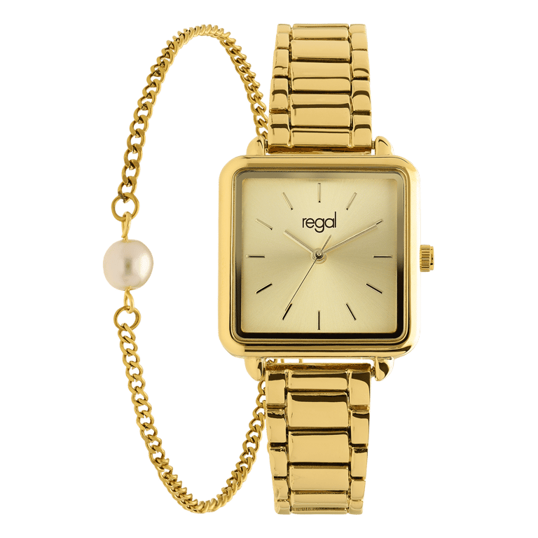 Regal cadeauset Goud met armband