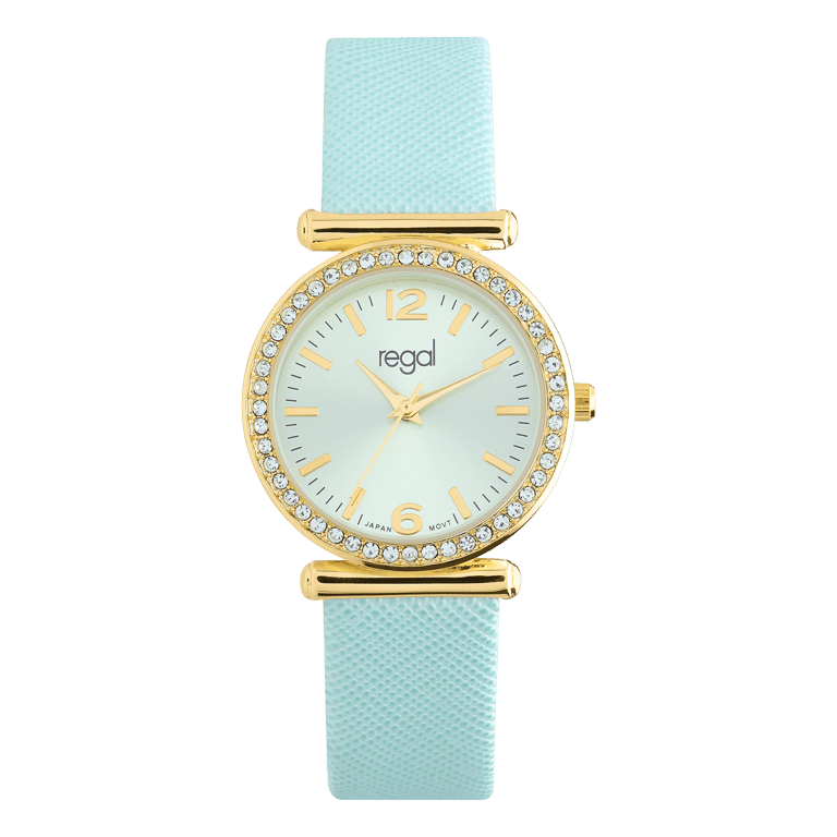 Regal Kinder Horloge Mint PU leer