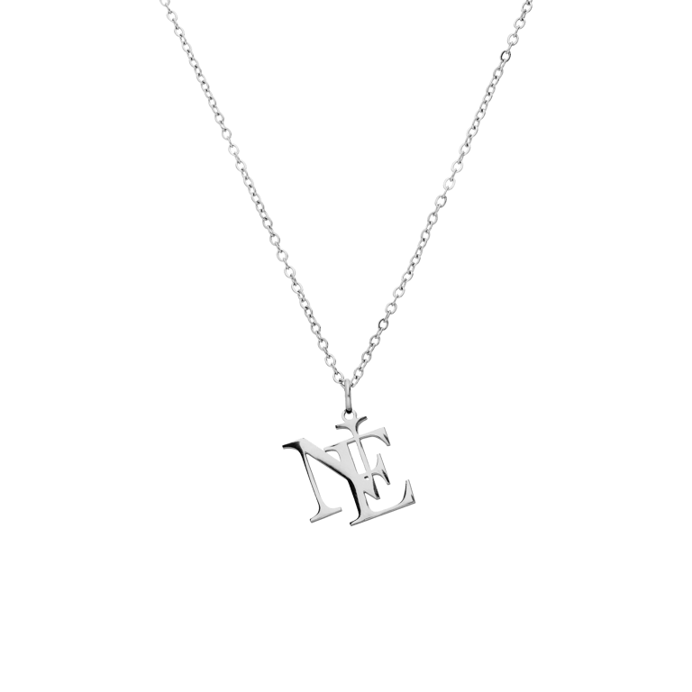 Zilveren naamketting voor dames