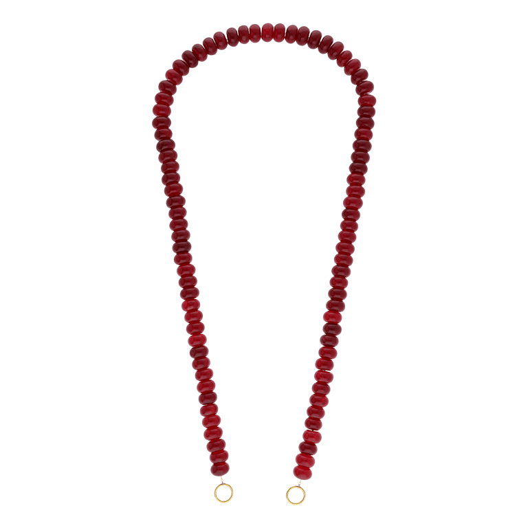 Stainless steel kralenketting voor dames