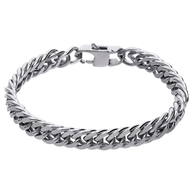 Stalen gourmet armband
