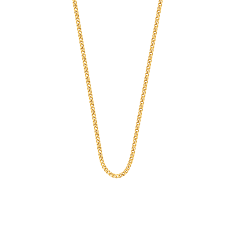 14K geelgouden ketting 50cm gourmetschakel 1,7mm