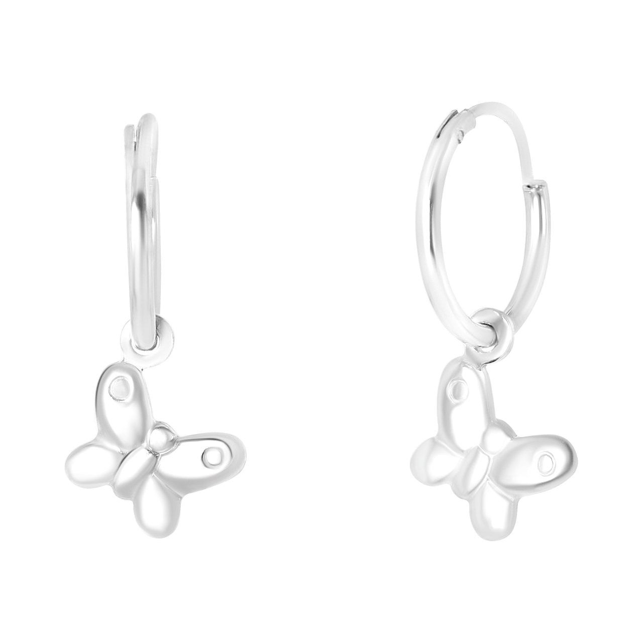 TANGPOET Vlinder oorbellen 925 sterling zilver hypoallergeen kinderen oorbellen, schattige vlinder oorbellen, verjaardagscadeaus voor meisjes dochter kinderen vrouwen, Sterling zilver, Zirkonia
