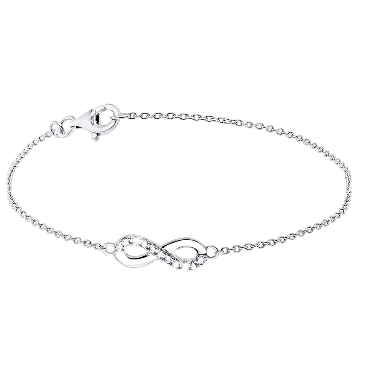 MicLee Armband, 925 sterling zilveren armband, infinity symbool armband