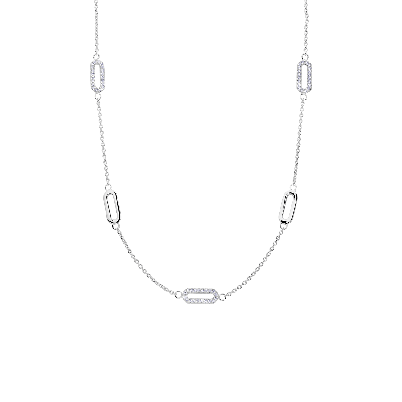 Tiffany & Co. Diamonds by the Yard Single ketting van sterling zilver met diamant 59729 • de