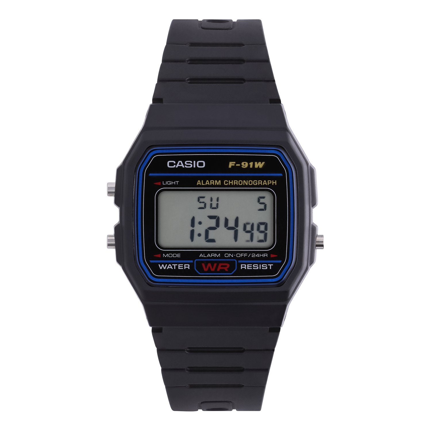 Casio Retro Digitaal Horloge Zwart F-91W-1YEG