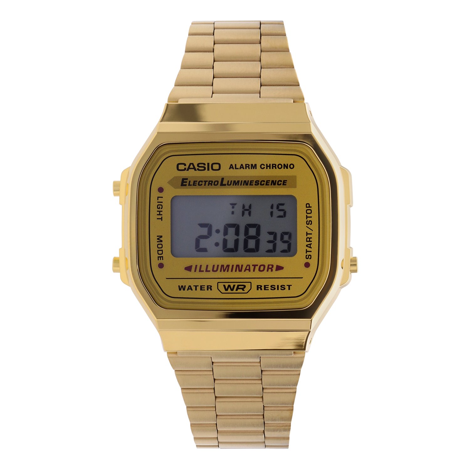 Casio Retro Digitaal Horloge Goudkleurig A168WG-9EF