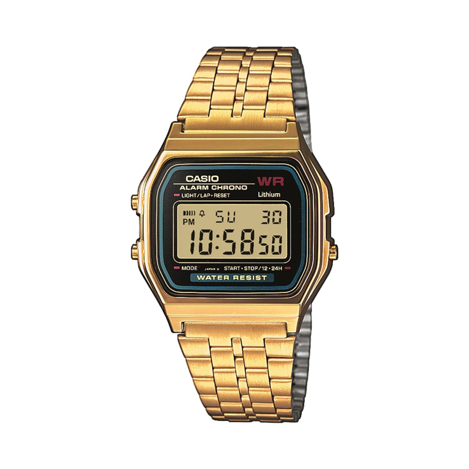 Casio Retro Digitaal Horloge Goudkleurig A159WGEA-1EF