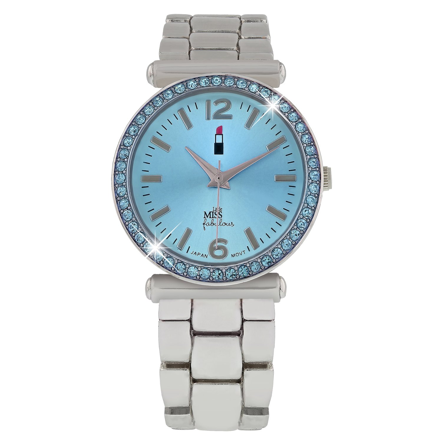 Little Miss Fabulous Kinder Horloge Zilverkleurig