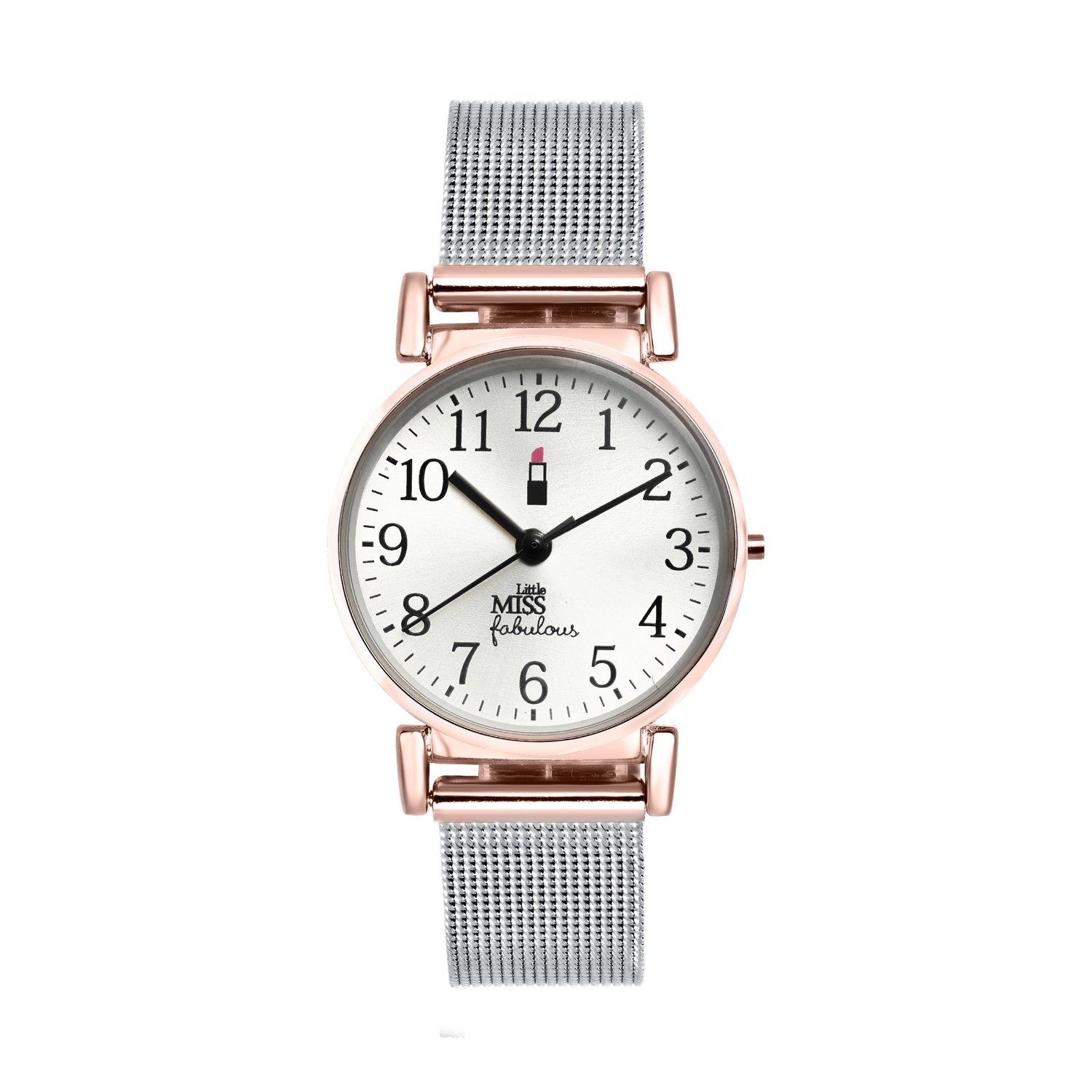 Little Miss Fabulous horloge met mesh band