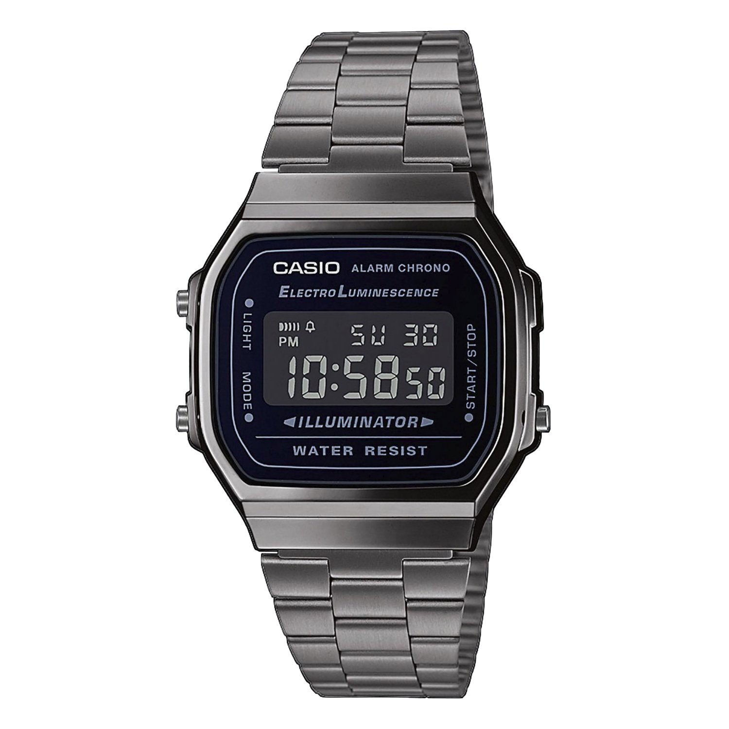 Casio Vintage Digitaal Horloge Zwart A168WEGG-1BEF