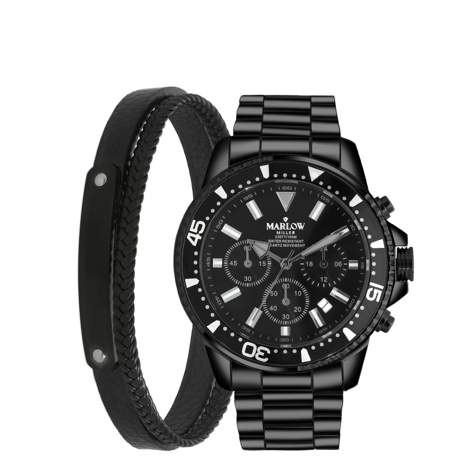 Marlow Miller Cadeau Set Heren Horloge Zilverkleurig