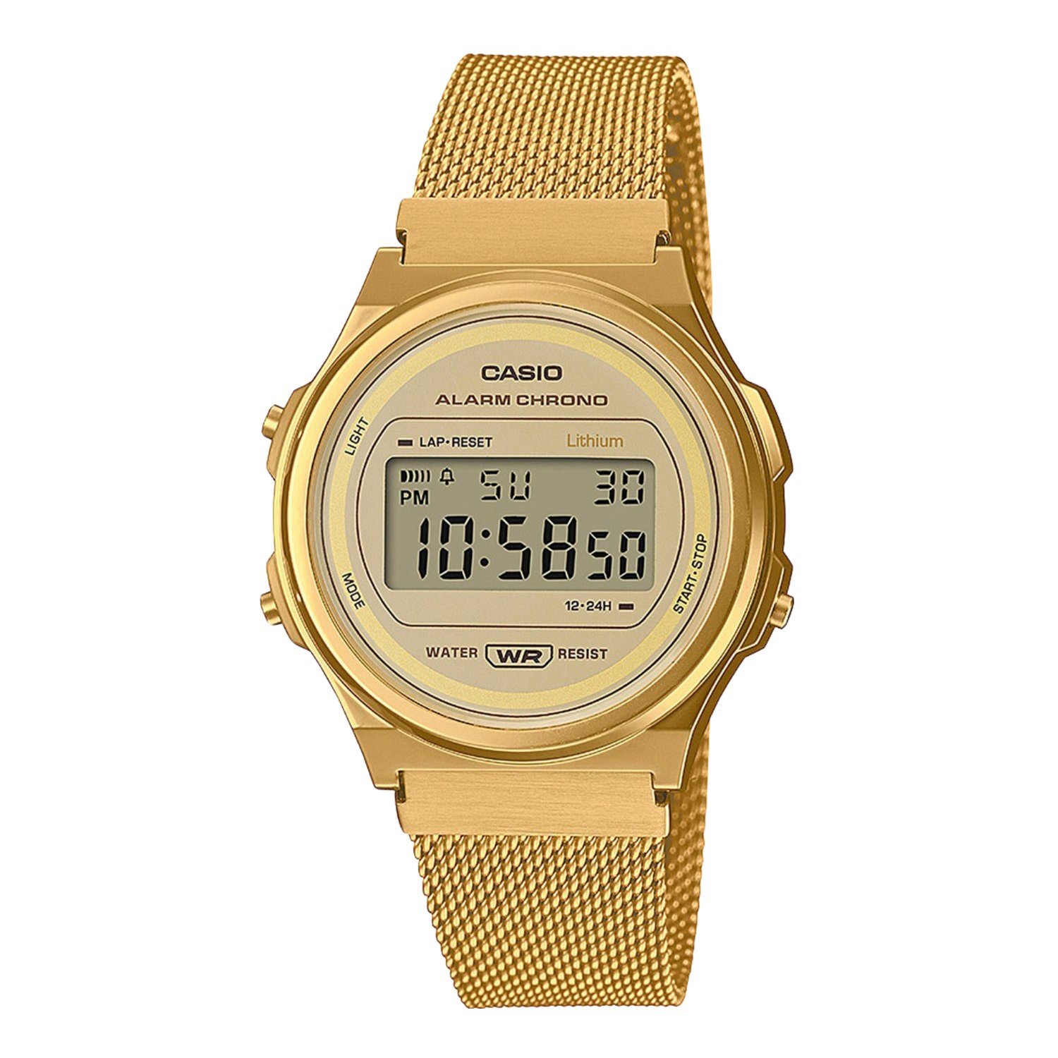 Casio Digitaal Horloge Goudkleurig A171WEMG-9AEF