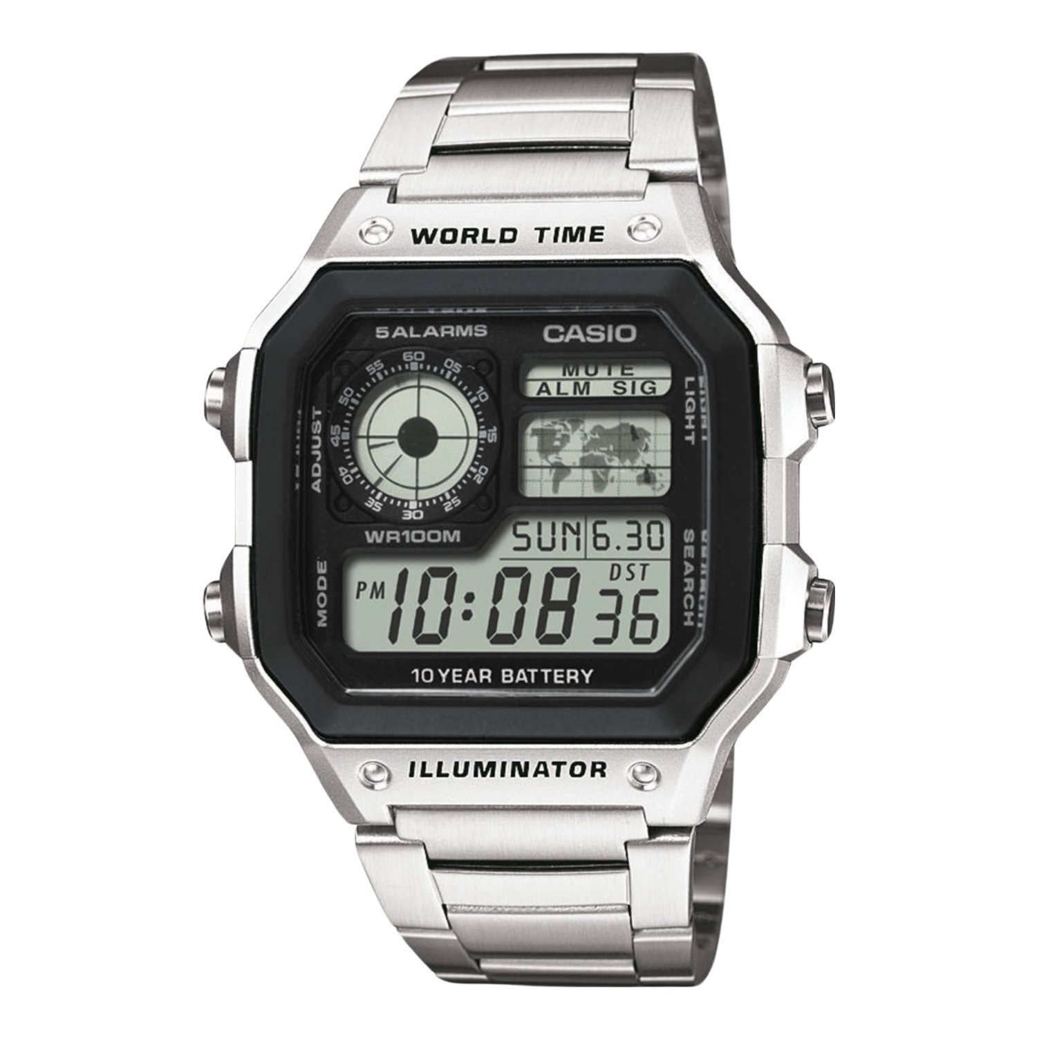 Casio Digitaal Heren Horloge AE-1200WHD-1AVEF