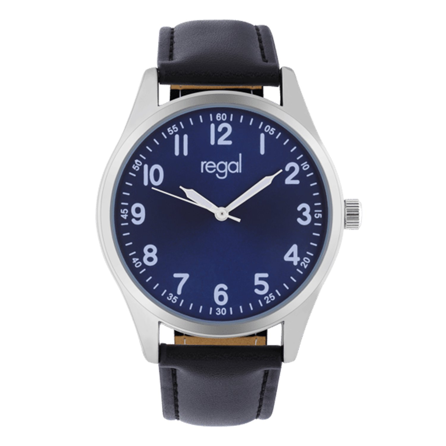 Regal Heren Horloge Zwart PU leer