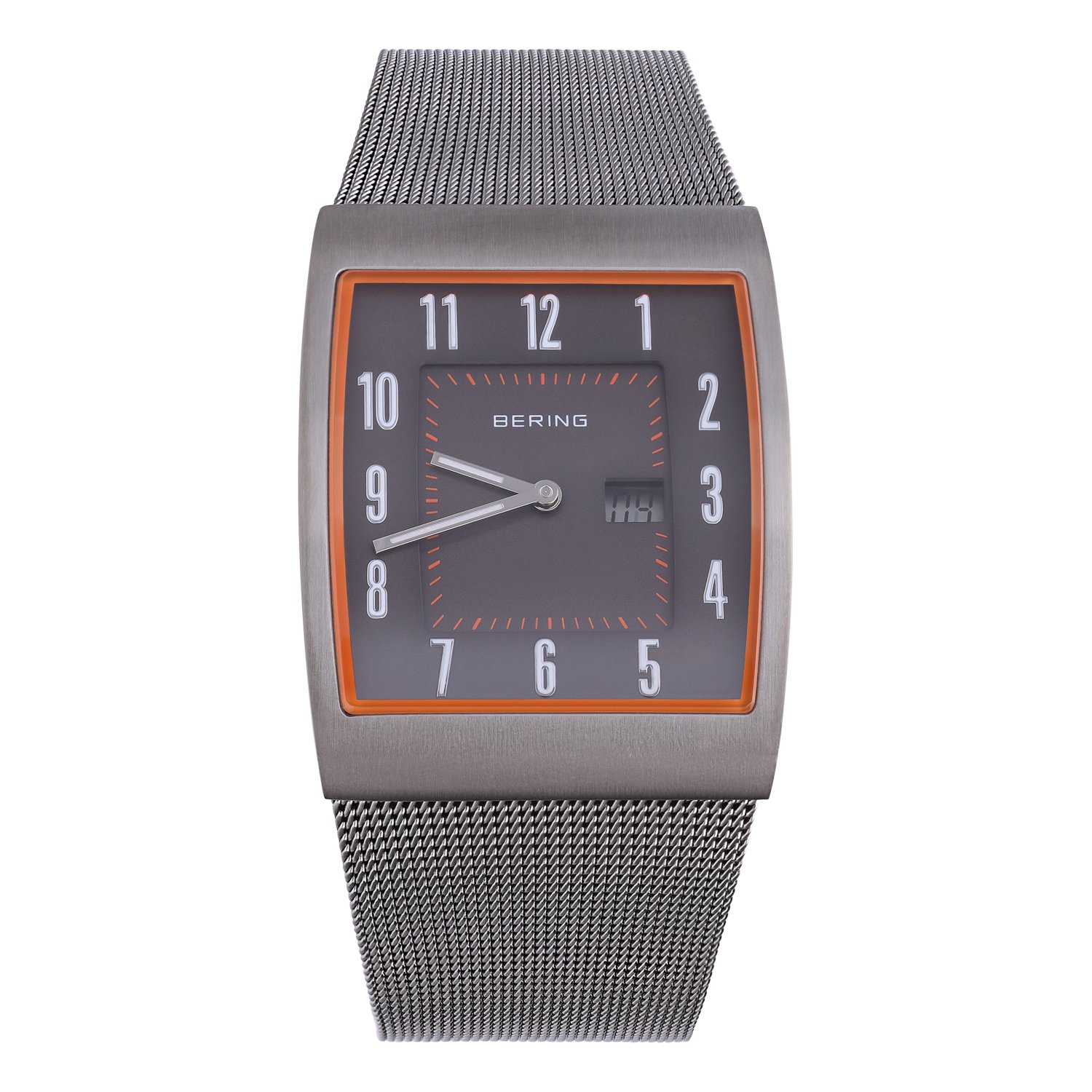 Bering horloge radio-gestuurd meshband 52033-379