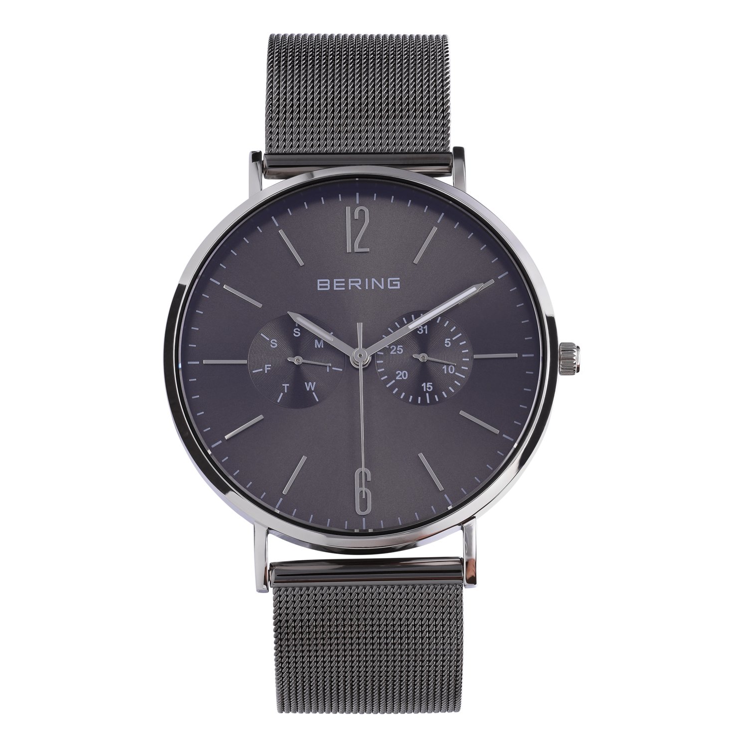 Bering horloge met mesh band gun 14240-308