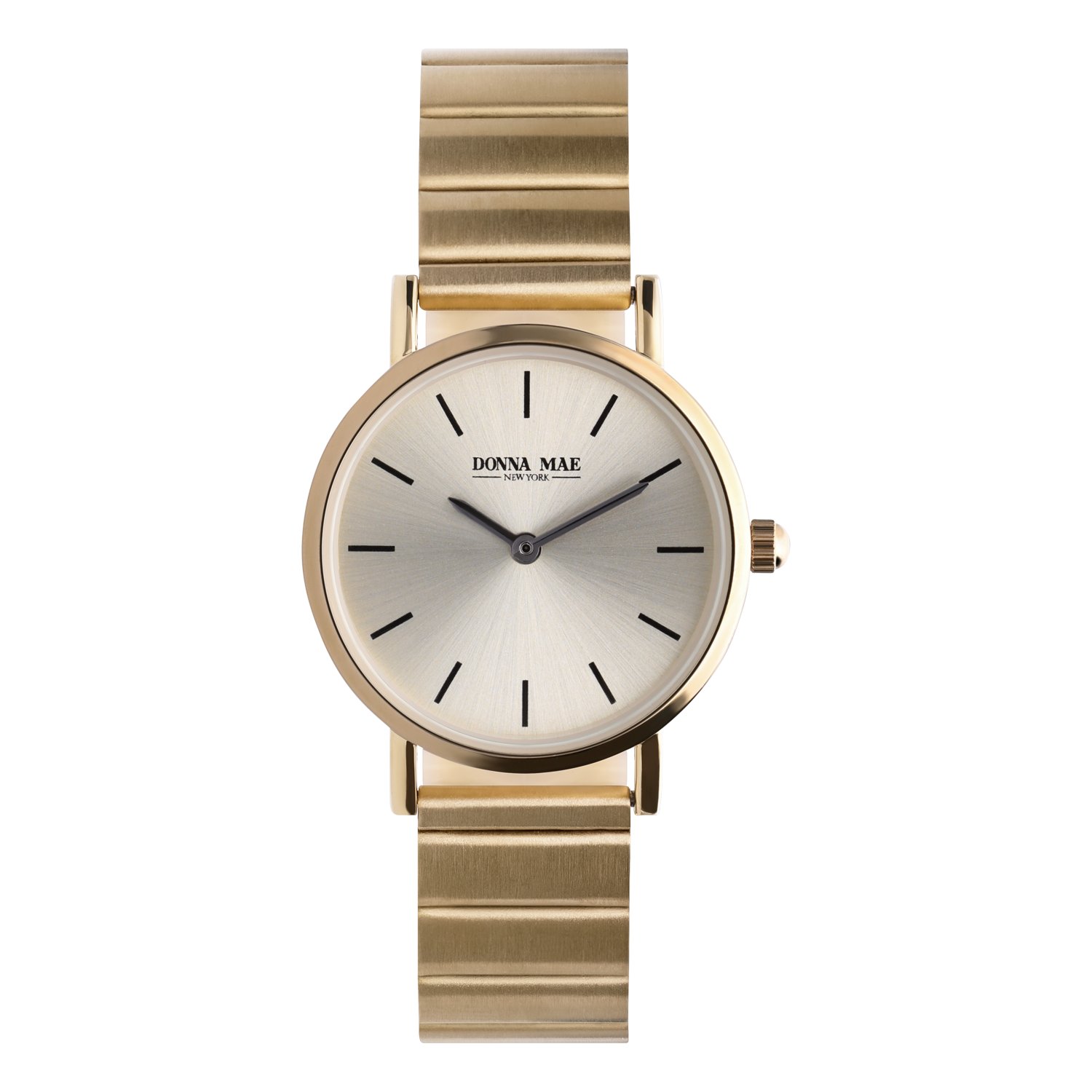 Donna Mae horloge goudkleurig