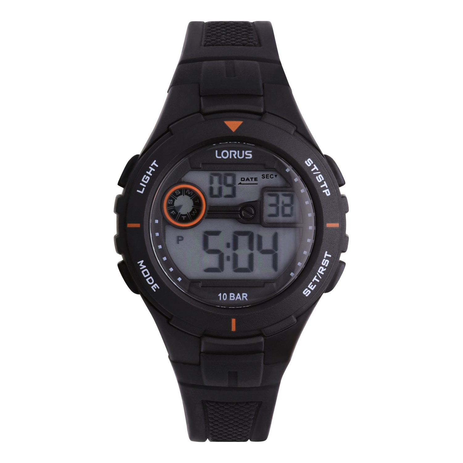 Lorus digitaal horloge silicon band black R2381PX9