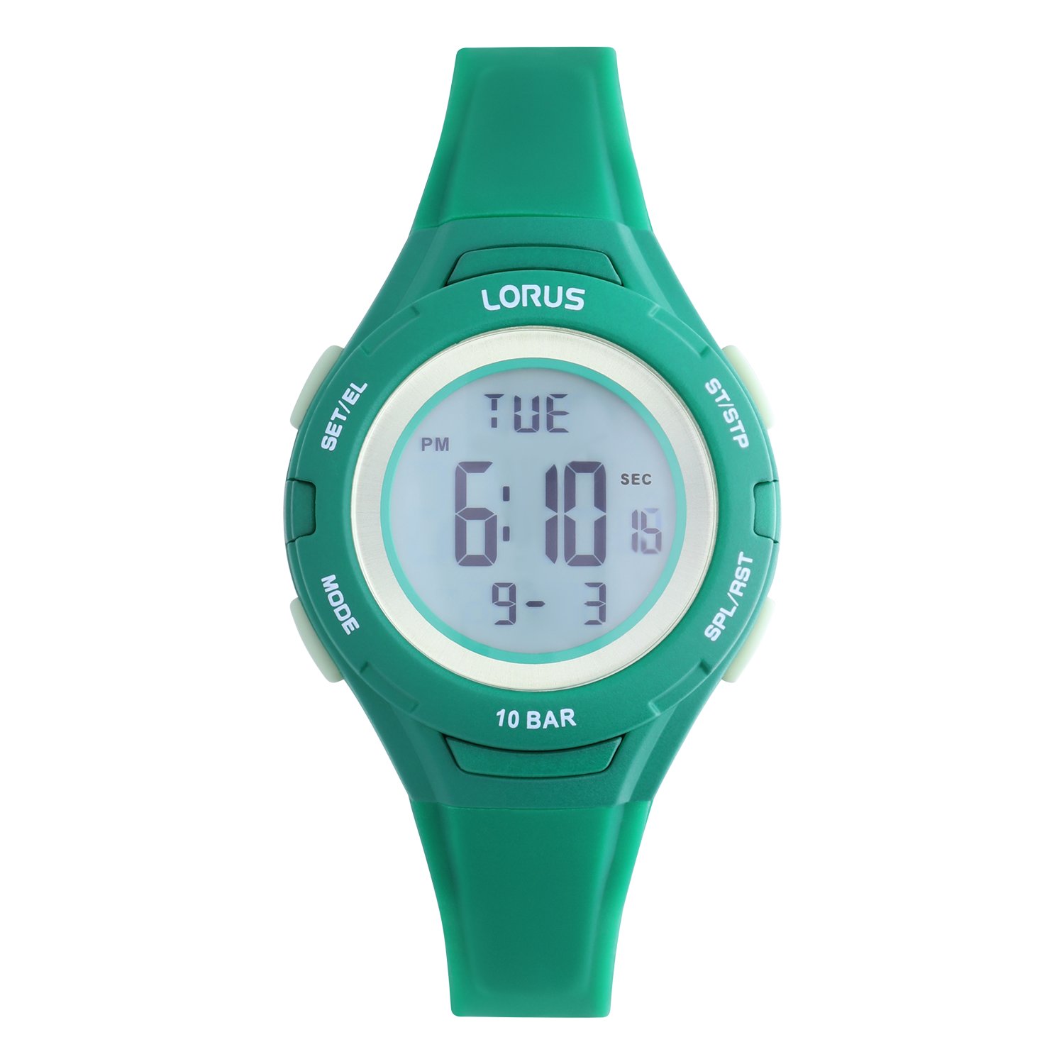 Lorus kids digitaal horloge groen R2391PX9